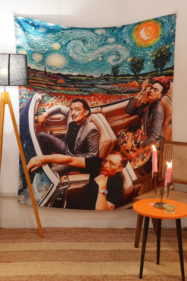Artists Ride Out Tapestry