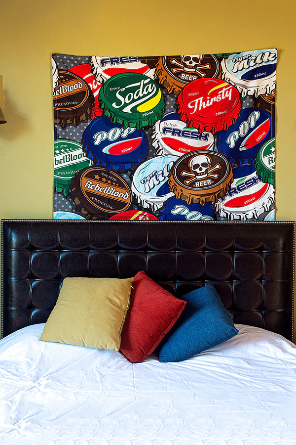 Bottle Cap Tapestry