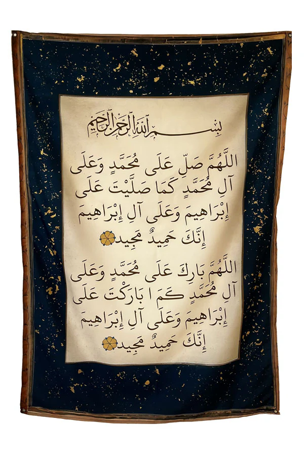 Durood Sharif Calligraphy Tapestry - Image 2