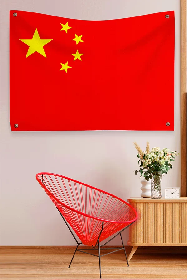 Chinese Flag Tapestry