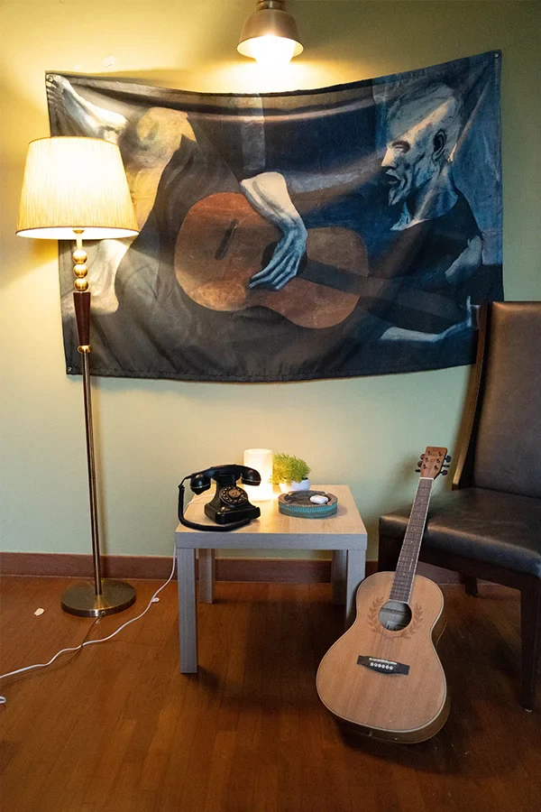 Picasso: Old Guitarist Tapestry