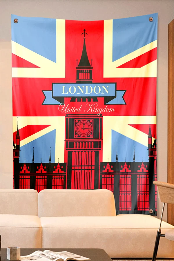 Vintage London Tapestry
