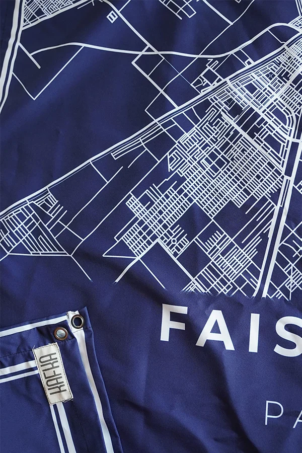 Faisalabad Map Tapestry - Image 3