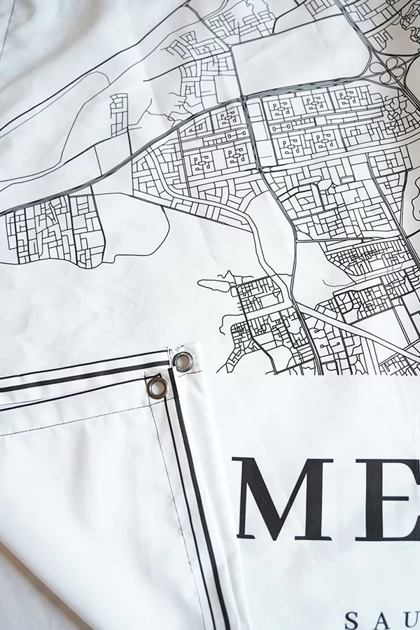 Madinah Map Tapestry - Image 3