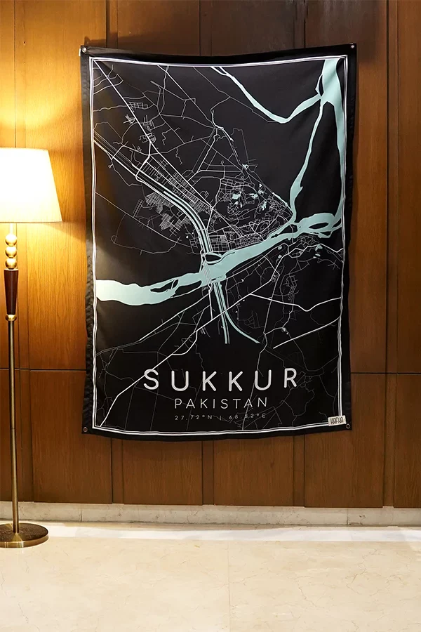 Sukkur Map Tapestry