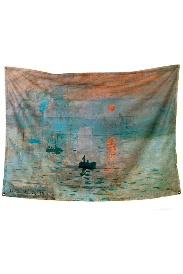 Monet: Impressionist Sunrise Tapestry - Image 2