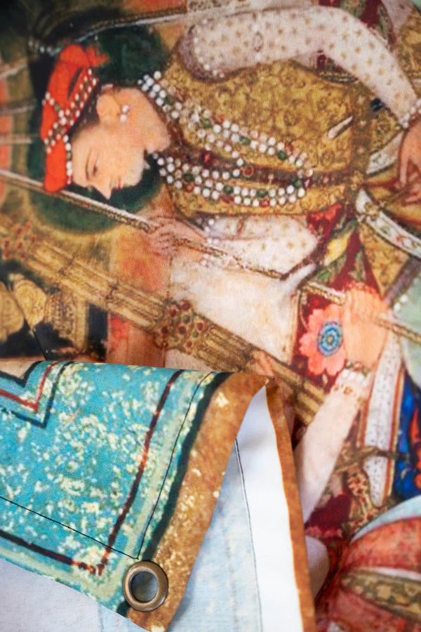 Mughal Darbar Tapestry - Image 3