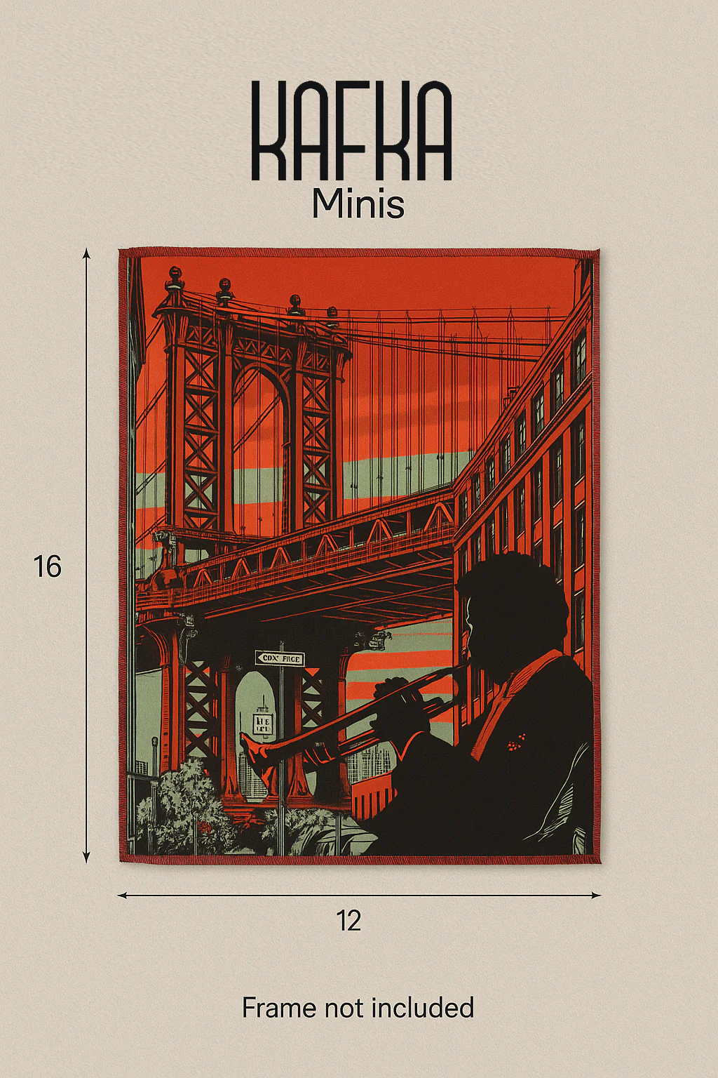 NYC Jazz Mini Canvas