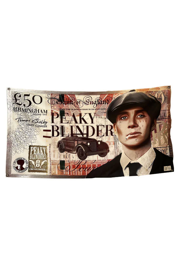 Peaky Blinder Cash Art Tapestry - Image 2