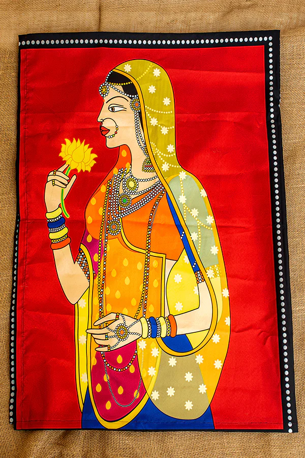 Retro Mughal Collage Tapestry - Image 3