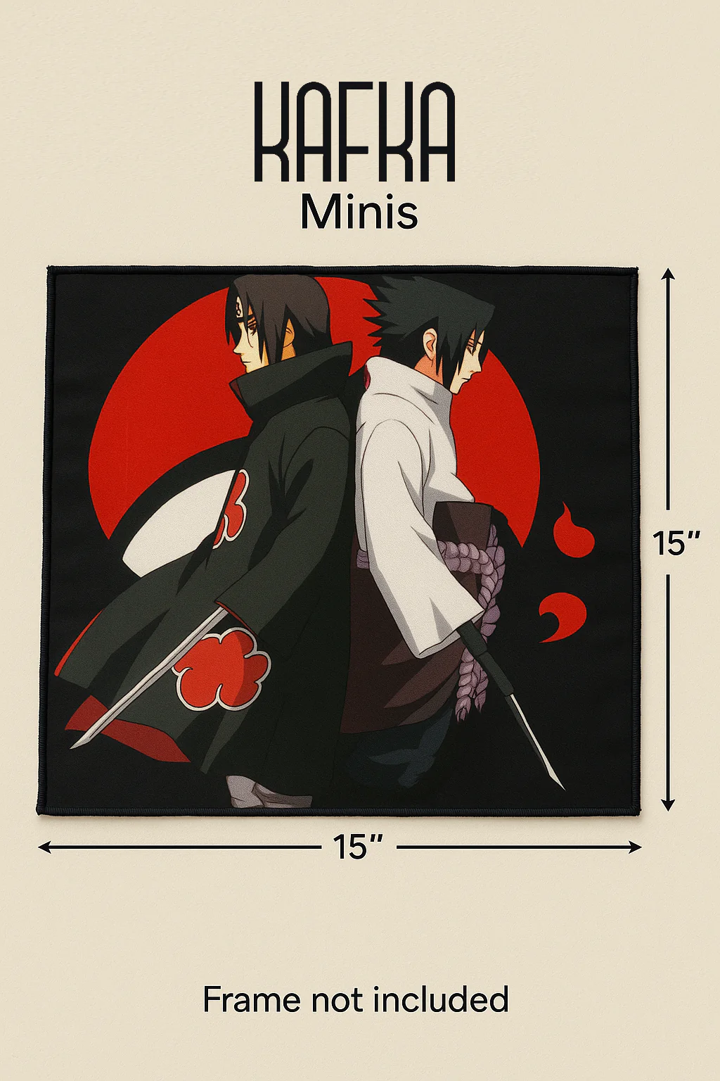 Sasuke and Itachi Mini Canvas
