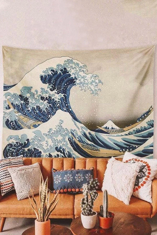 The Fuji Wave Tapestry
