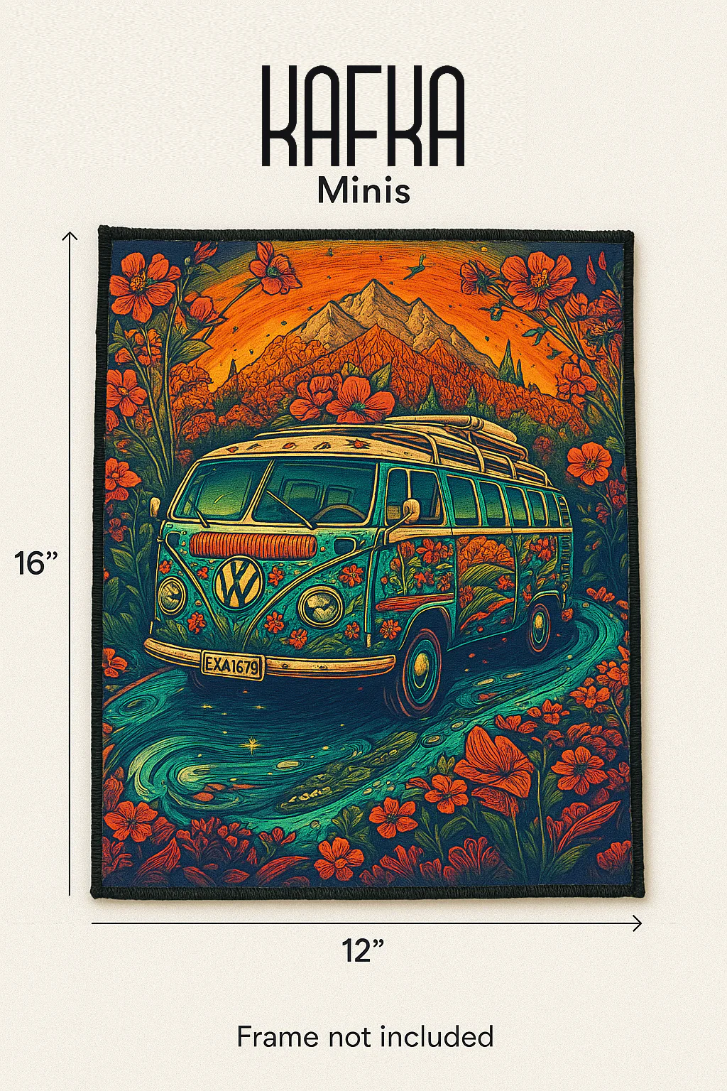 The Hippie Wagon Mini Canvas