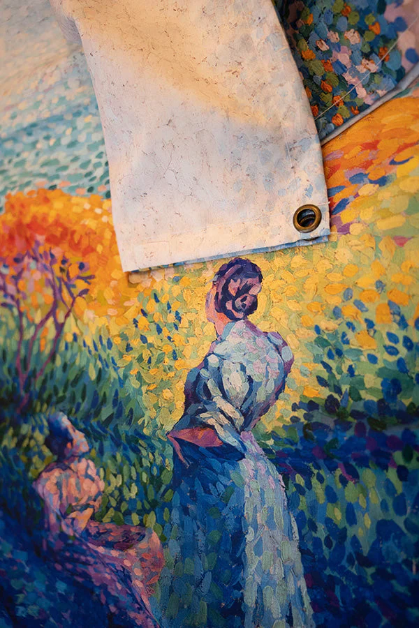 Two Woman By the Shore Tapestry - Image 3