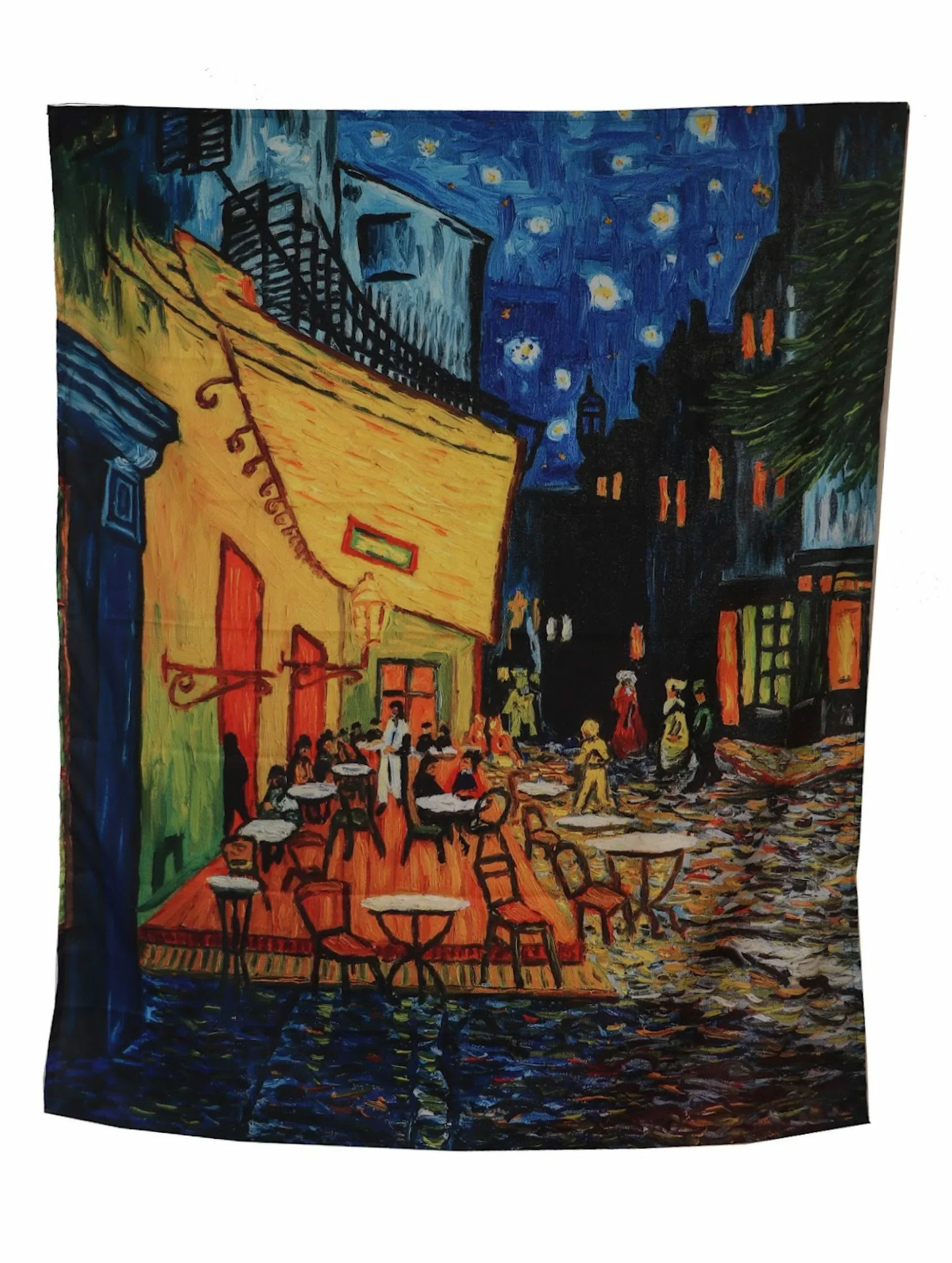 Van Gogh: Terrace Café Tapestry - Image 3